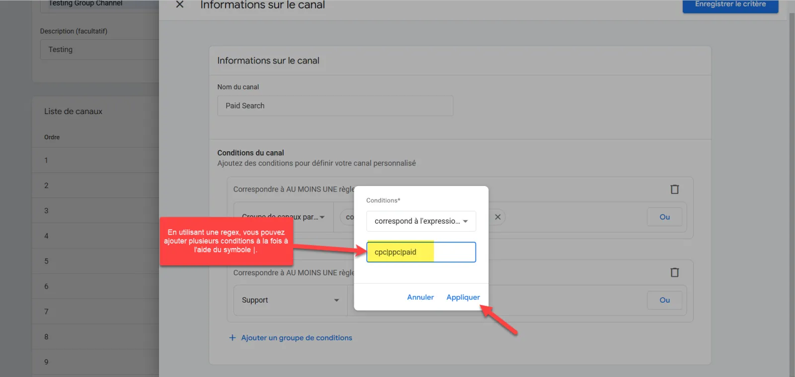 Procédure technique EN 4 ÉTAPES pour corriger l'attribution avec des canaux personnalisés dans GA-4 : illustration 10