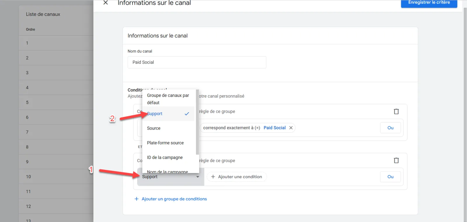 Procédure technique EN 4 ÉTAPES pour corriger l'attribution avec des canaux personnalisés dans GA-4 : illustration 15