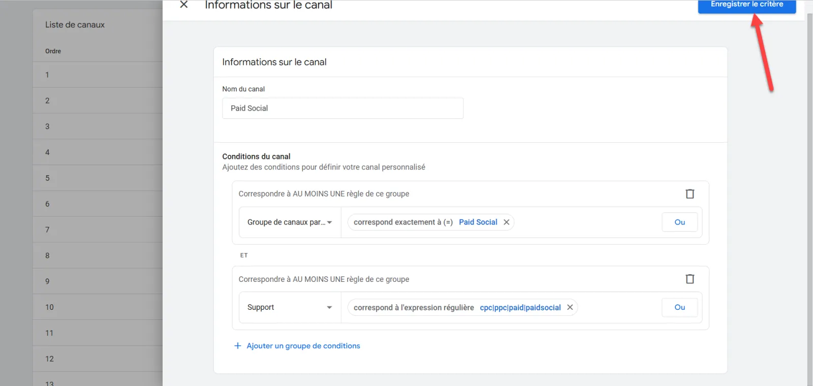 Procédure technique EN 4 ÉTAPES pour corriger l'attribution avec des canaux personnalisés dans GA-4 : illustration 19