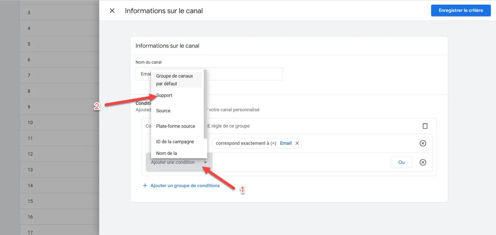 Procédure technique EN 4 ÉTAPES pour corriger l'attribution avec des canaux personnalisés dans GA-4 : illustration 21