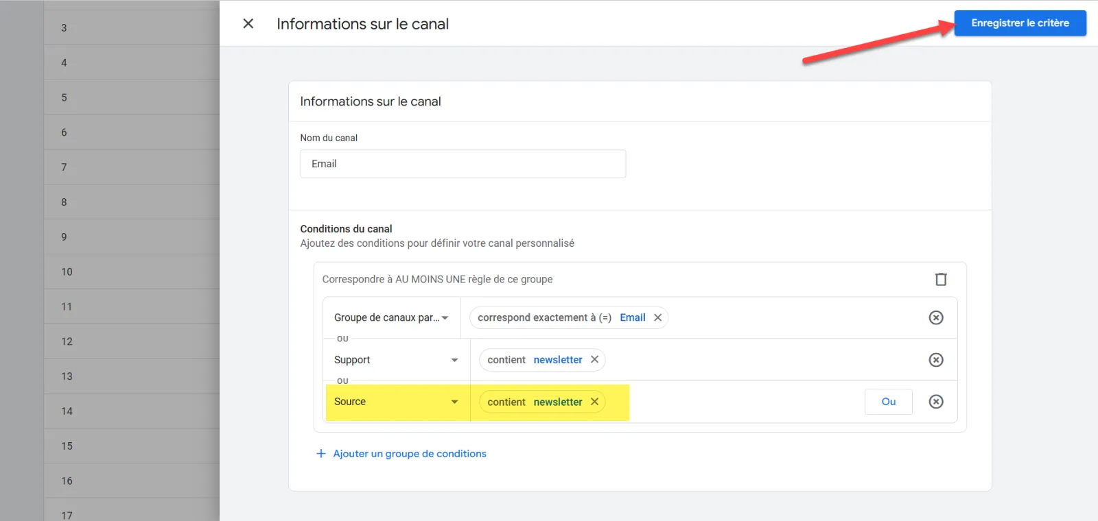Procédure technique EN 4 ÉTAPES pour corriger l'attribution avec des canaux personnalisés dans GA-4 : illustration 26